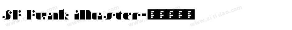 SF Funk Master字体转换